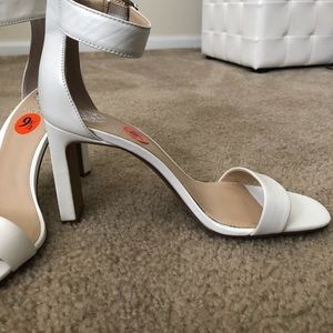 White high heel sandals